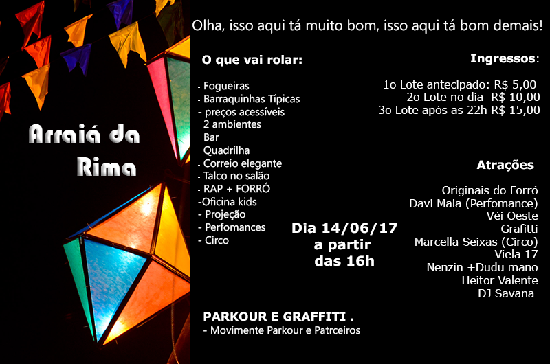 Arraiá da Rima 2017